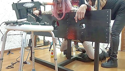 Sexy young chick fucked by horny guys
