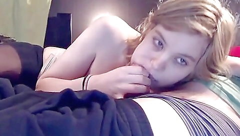 Sexy girl gets her pussy drilled by a toy